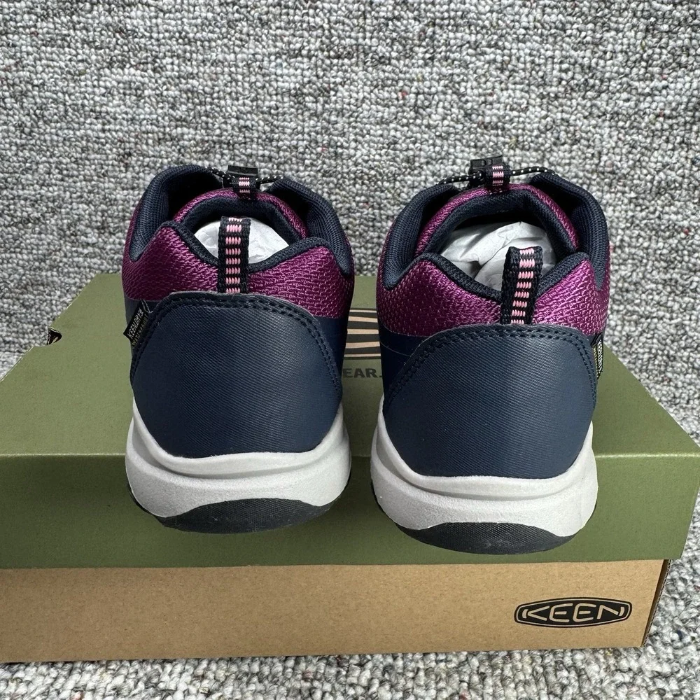 KEEN Shoes Youth Size 6 Wanduro Low Waterproof Sky Captain Purple New